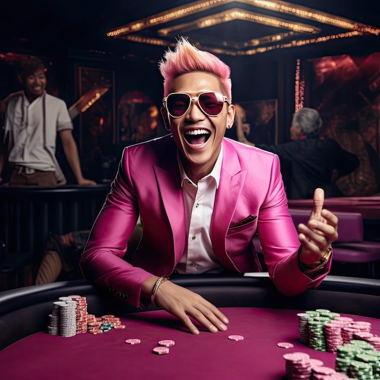 Meja casino dengan dealer menyiapkan kartu untuk permainan blackjack yang ramai peminat